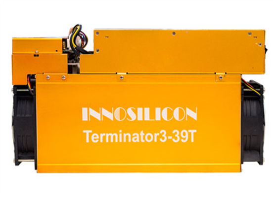 एएसआईसी Innosilicon Terminator 3 Bitcoin खान में काम करनेवाला मशीन 39TH/S 2150W प्रयुक्त