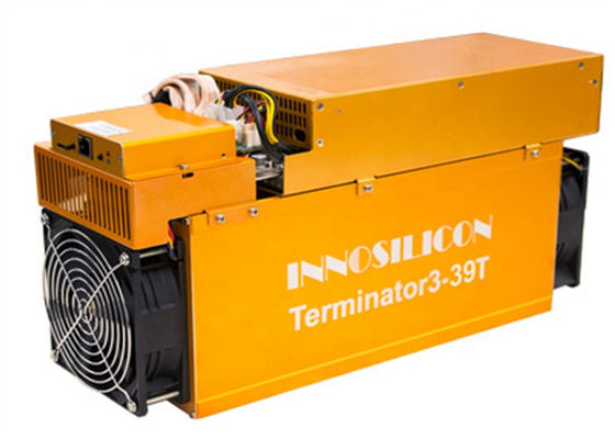 एएसआईसी Innosilicon Terminator 3 Bitcoin खान में काम करनेवाला मशीन 39TH/S 2150W प्रयुक्त