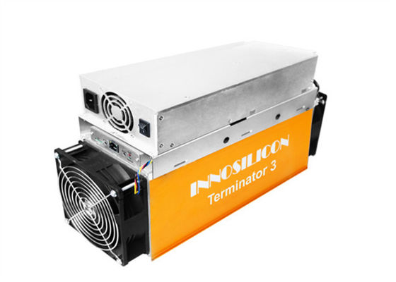 3100W सेकेंड हैंड बिटकॉइन माइनर मशीन इनोसिलिकॉन T3 50TH / S 10.5KG