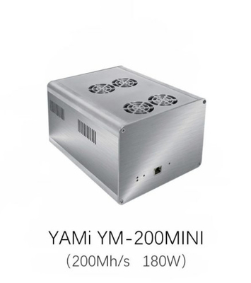 2022 ब्रांड न्यू YAMI टेक ETH ETC Asic Miner YM-200 MINI 200M 180W Ethash Mining