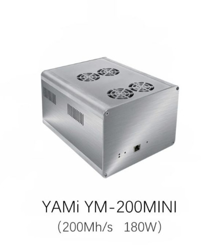 2022 ब्रांड न्यू YAMI टेक ETH ETC Asic Miner YM-200 MINI 200M 180W Ethash Mining